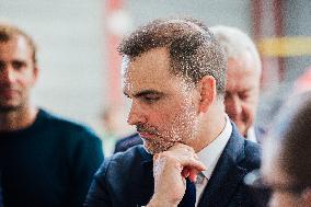 Laurent Saint-Martin Visit To Rennes