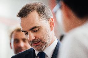 Laurent Saint-Martin Visit To Rennes