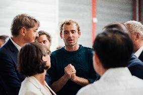 Laurent Saint-Martin Visit To Rennes