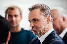 Laurent Saint-Martin Visit To Rennes