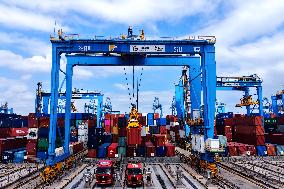 Qingdao Port Container Trade