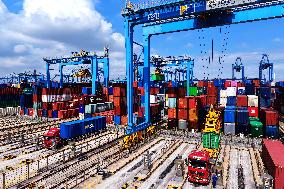 Qingdao Port Container Trade