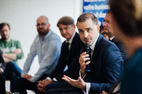 Laurent Saint-Martin Visit To Rennes