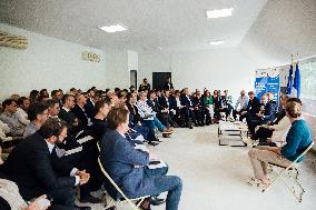 Laurent Saint-Martin Visit To Rennes