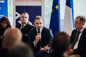 Laurent Saint-Martin Visit To Rennes