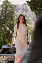 Jordan's Crown Prince and Wife Meet Successful Students - Amman