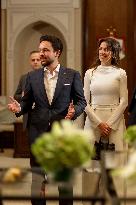 Jordan's Crown Prince and Wife Meet Successful Students - Amman