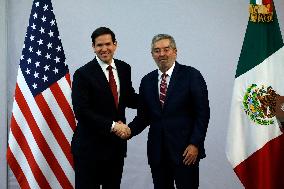 US Secretary of State Meets Mexico's Foreign Minister - Mexico