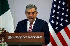 US Secretary of State Meets Mexico's Foreign Minister - Mexico