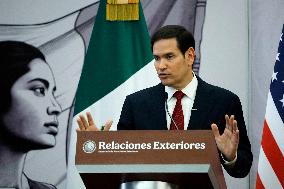 US Secretary of State Meets Mexico's Foreign Minister - Mexico