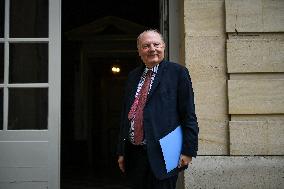 French PM Francois Bayrou meets UDI leaders in Paris FA