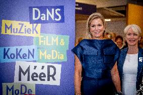 Queen Maxima at The Start of Cultural Education Research - Netherlands