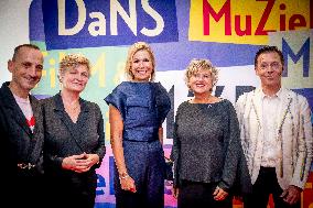 Queen Maxima at The Start of Cultural Education Research - Netherlands