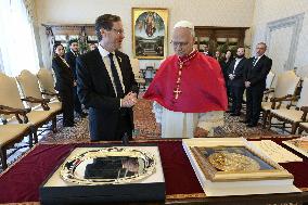Pope Leo XIV Meets Israel Isaac Herzog - Vatican