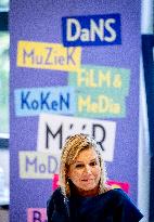 Queen Maxima at The Start of Cultural Education Research - Netherlands