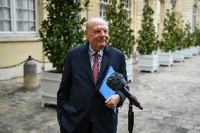 French PM Francois Bayrou meets UDI leaders in Paris FA