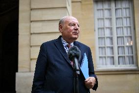 French PM Francois Bayrou meets UDI leaders in Paris FA