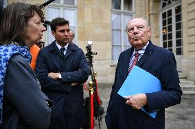 French PM Francois Bayrou meets UDI leaders in Paris FA