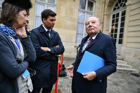 French PM Francois Bayrou meets UDI leaders in Paris FA