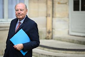 French PM Francois Bayrou meets UDI leaders in Paris FA