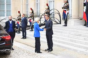 Arrivals At Coalition of the Willing Summit - Paris