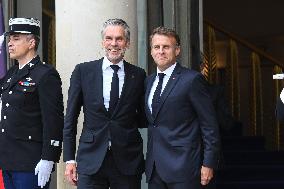 Arrivals At Coalition of the Willing Summit - Paris