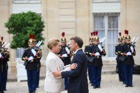 Arrivals At Coalition of the Willing Summit - Paris