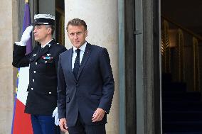 Arrivals At Coalition of the Willing Summit - Paris