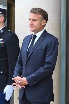 Arrivals At Coalition of the Willing Summit - Paris