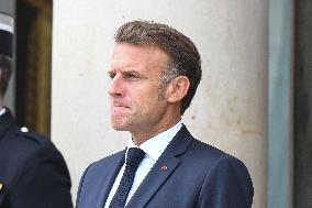 Arrivals At Coalition of the Willing Summit - Paris