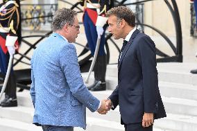 Arrivals At Coalition of the Willing Summit - Paris