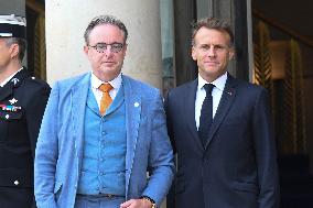 Arrivals At Coalition of the Willing Summit - Paris