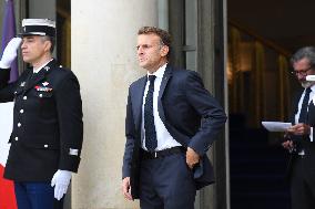 Arrivals At Coalition of the Willing Summit - Paris