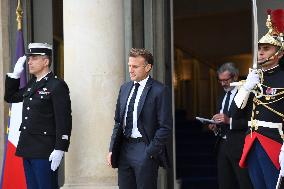 Arrivals At Coalition of the Willing Summit - Paris