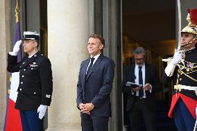 Arrivals At Coalition of the Willing Summit - Paris