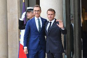 Arrivals At Coalition of the Willing Summit - Paris