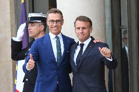 Arrivals At Coalition of the Willing Summit - Paris