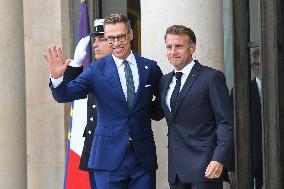 Arrivals At Coalition of the Willing Summit - Paris