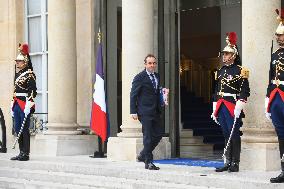 Arrivals At Coalition of the Willing Summit - Paris