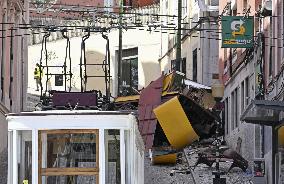Fatal cable railway accident in Lisbon
