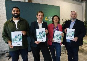 Les Ecologistes Press Conference - Paris