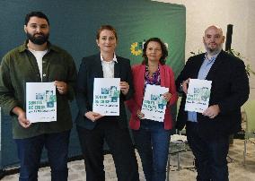 Les Ecologistes Press Conference - Paris