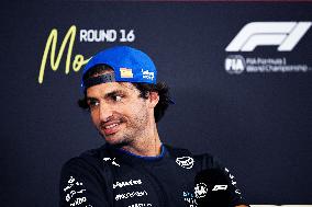 MOTORI - Formula 1 - Pirelli Gran Premio d'Italia 2025 - Drivers Press Conference