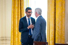 First Lady Melania Trump hosts White House Task Force on AI Education