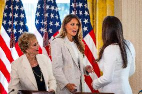 First Lady Melania Trump hosts White House Task Force on AI Education