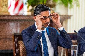 First Lady Melania Trump hosts White House Task Force on AI Education