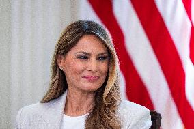 First Lady Melania Trump hosts White House Task Force on AI Education