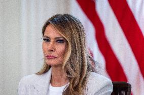 First Lady Melania Trump hosts White House Task Force on AI Education
