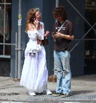 Mick Jagger Son Lucas With His Mother Out - NYC