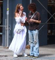 Mick Jagger Son Lucas With His Mother Out - NYC